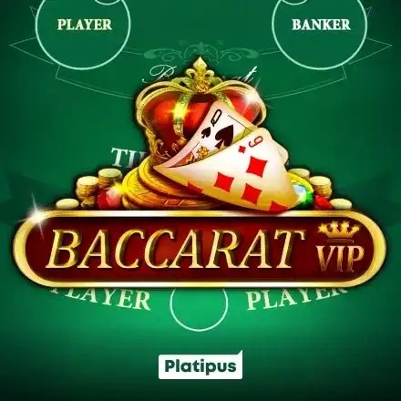 Baccarat VIP slot logo by Platipus at Istana Casino