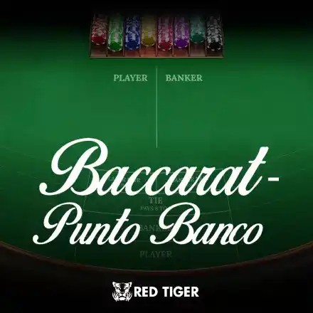 Official Table Games logo: Punto Banco by Red Tiger Gaming at Istana Casino